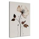 Cuadro Lienzo Flor seca en crema - Treechild