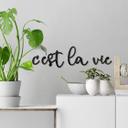 Letras acrílicas C'est la vie