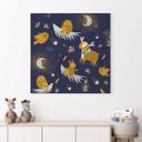 Lienzo Animales del bosque de noche - UN Designs