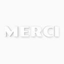 Lettres décoratives 3D Merci
