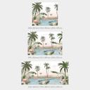 Kikki Belle - Fotomural de Flamingo oasis