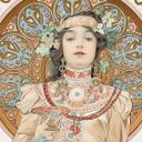 Mucha - Moët and Chandon: fotomural Dry Imperial