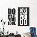 Wallsticker - Do what you love-love what you do 2