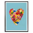 Póster Frida Floral Studio - Corazón Floral
