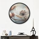 Plakat Boho tørret blomst makro - Treechild - Rund