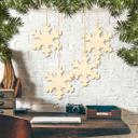 Set de copos de nieve para decorar el árbol (4 piezas)