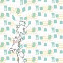 Non-woven tapet - Kitty Climbers - 250 x 280 cm