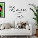 Muursticker L'amore rende ogni luogo casa