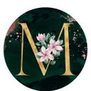 Muursticker Letters Ronde Bloemen - per stuk