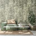 vintage tapet grøn grå - non-woven tapet retro vintage Livingwalls - mat og glat