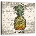 Canvasbillede, vintage ananas