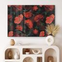 Akrylbillede UN Designs - Røde blomster