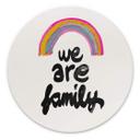 Vægcirkel Treechild - We are Family – print på aluminium (Alu-Dibond)