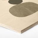 Hexagon - Træ Nouveauprints - Sten 1