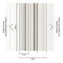 3D stribet tapet i beige hvid - non-woven tapet moderne - stue tapet