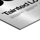 Geborsteld Alu-Dibond met goud-, zilver- & kopereffect - Tainted Love Retro Pop-Art - Sub88 Studio
