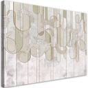 Canvasbillede, Scandi Boho Abstrakt i Beige