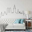 Muursticker Munchen Skyline Outline