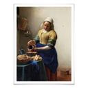 Póster Vermeer - La niña de la lechera