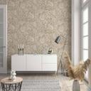 non-woven tapet beige blomstret til stue soveværelse tapet marburg