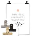 Póster Confetti & Cream - Muchas razones para ser feliz
