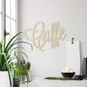 Decoración en madera de álamo - Caffè