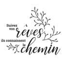 Sticker mural Suivez vos rêves ils connaissent le che