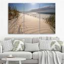 3 stykke lærredstryk, Dune Beach Sea