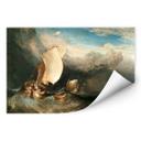 Zelfklevende Poster - Turner - Vissersboot