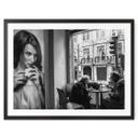 Póster Sarmento - Convivencia en un café