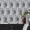 A.S. Creation grafisk tapet i grå Moderne non-woven tapet i mat med 3D optik