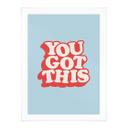 Póster Saying You got this - Wilson