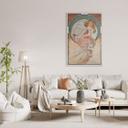 Akrylbillede Mucha - Four Arts: Maleri