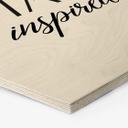 Sekskantet træ Stay Inspired