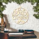 Arte en madera de álamo - Feliz Navidad
