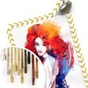 Poster - La femme aux cheveux roux