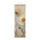 Póster de tela Esplendor de flores en cálidos tonos pastel - Paksoylu - Panorama