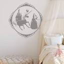 Sticker mural - Le monde fantastique- Licorne