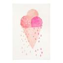 Póster de tela Treechild - Tres bolas de helado en verano
