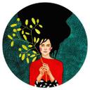 Vinilo decorativo retrato - Existencia redonda - Hülya