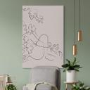 Lienzo 1X Estudio - Mujer desnuda en la naturaleza