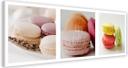 Canvasbillede, Farverige makroner - sæt