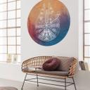 Selbstklebende Vlies Fototapete - Star Wars Millennium Falcon - 125 x 125 cm