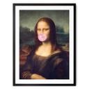 Plakat Taudalpoi - Mona Lisa med tyggegummi