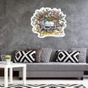 Sticker mural - LA Ink- Crânes et nid d'oiseau
