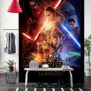 Tapetpanel i fleece -  Star Wars EP7 Official Movie Poster