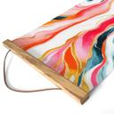 Póster de tela jaspeada de colores abstractos - Gokhale