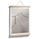 Póster Estructuras abstractas en beige suave - Böhmer