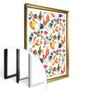 Póster Blanz - Flores y pájaros