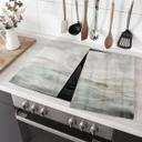 Afdekplaat voor fornuis Mistig berglandschap aquarel - Ms Tiff